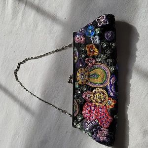 Beaded evening bag